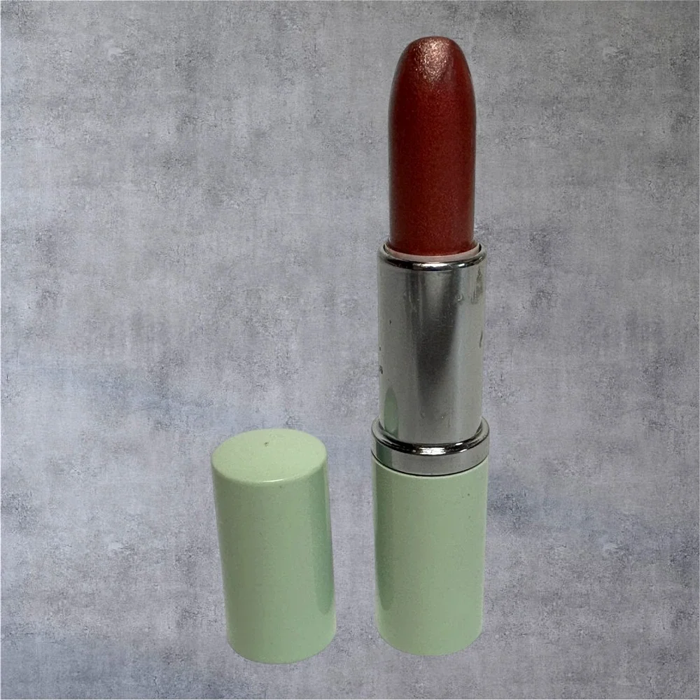 Clinique Different Lipstick Honey Ginger 0.13oz‎ Bronze Pink Shimmer Green Tube